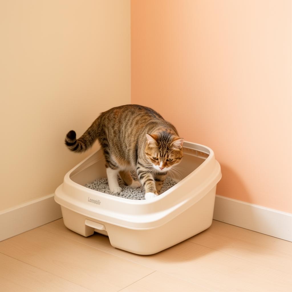 Litter box training
